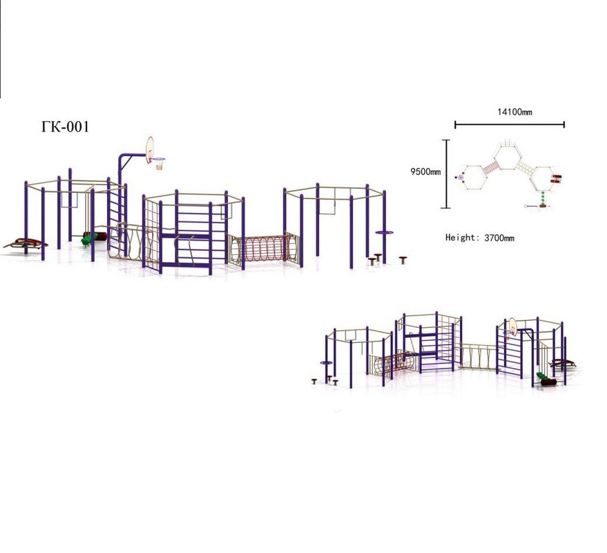 Игровой спортивный комплекс Hercules ГК-01 879_800