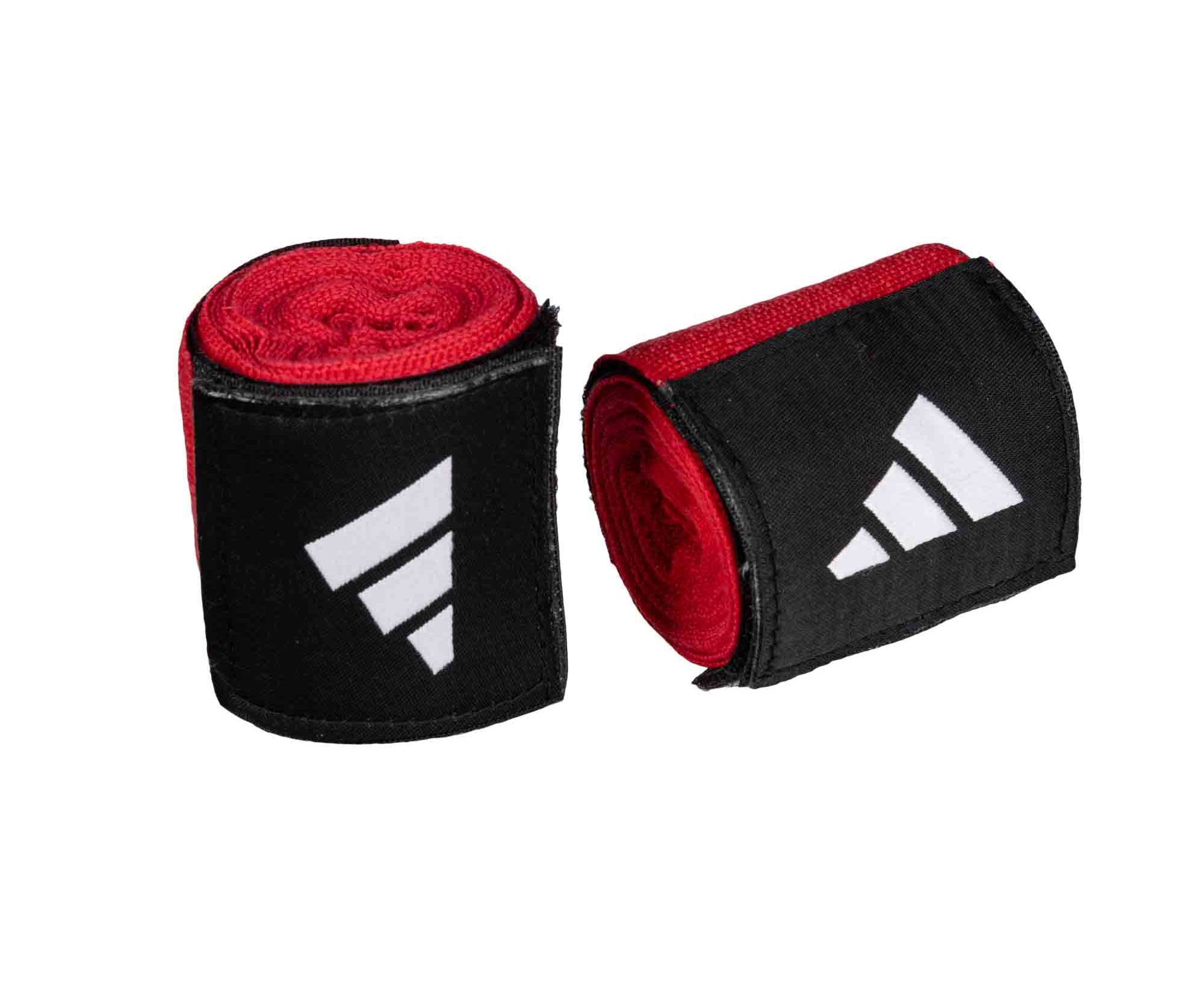 Бинты боксерские Boxing IBA Pro Hand Wrap adiBP031S красный 2000_1636